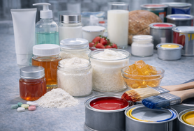 Области применения химического сырья в косметике, пищевой и лакокрасочной промышленности Области применения химического сырья в косметике, пищевой и лакокрасочной промышленности