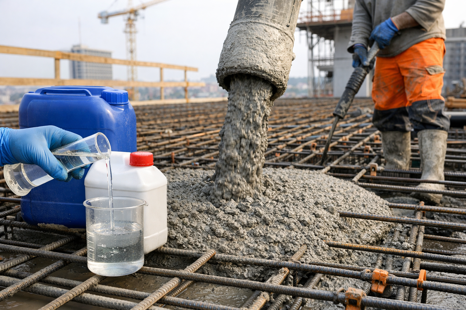 Гиперпластификаторы для бетона: когда без них не обойтись в современном строительстве