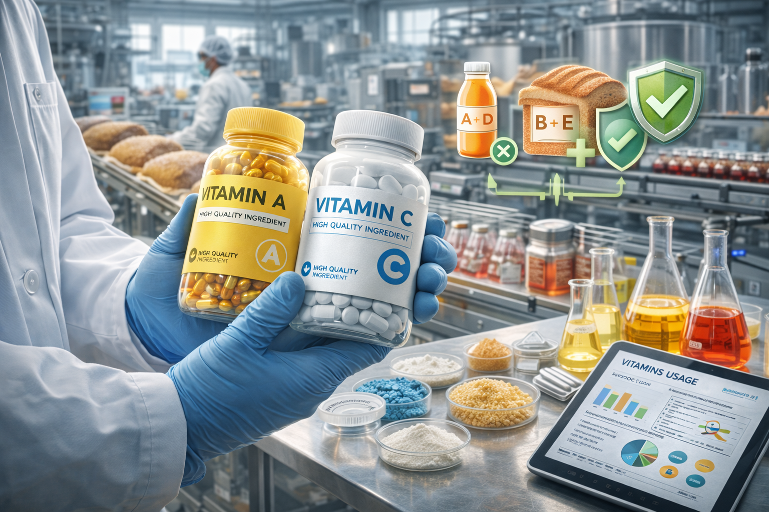 Как используются витамины в пищевом производстве: полный гид